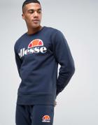 Ellesse Sweatshirt With Classic Logo In Navy - Navy