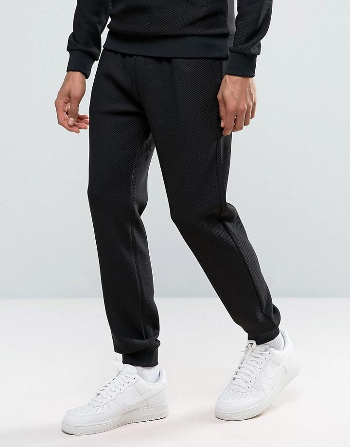 Liquor & Poker Waffle Jogger - Black