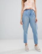 Vero Moda Relaxed Fit Mom Jeans - Blue