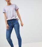 New Look Seam Detail Skinny Jean-blue