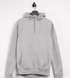 Le Breve Tall Set Overhead Hoodie In Gray-grey