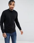 New Look Turtleneck Sweater In Black - Black