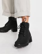 Timberland Kinsley 6 Inch Heeled Boots In Black