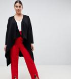 Outrageous Fortune Plus Light Weight Duster Coat - Black