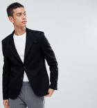 Noak Slim Button Up Jacket - Black