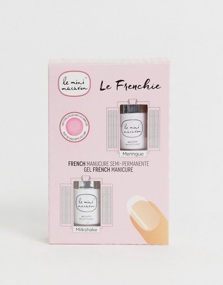 Le Mini Macaron Le Frenchie French Manicure Set Meringue And Milkshake - Multi
