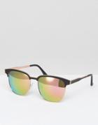 Vero Moda Mirrored Square Sunglasses - Multi