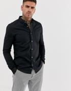 Burton Menswear Oxford Shirt In Black