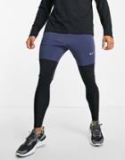 Nike Running Run Division Statement Hybrid Sweatpants In Dark Blue-navy