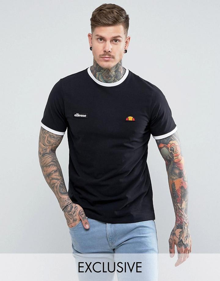 Ellesse Ringer T-shirt - Black