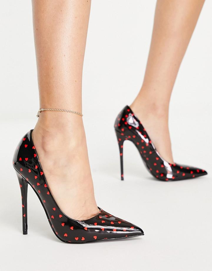 Asos Design Passion Stiletto Pumps In Multi