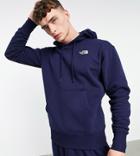 The North Face Essential Hoodie In Navy Exclusive At Asos