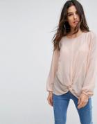 Y.a.s Knot Top - Pink