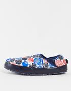 The North Face Thermoball Traction Printed Mules In Blue