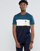 Adidas Originals Id96 T-shirt In Green Ay9248 - Green