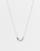Tommy Hilfiger Stainless Steel Multi Coin Necklace In Silver