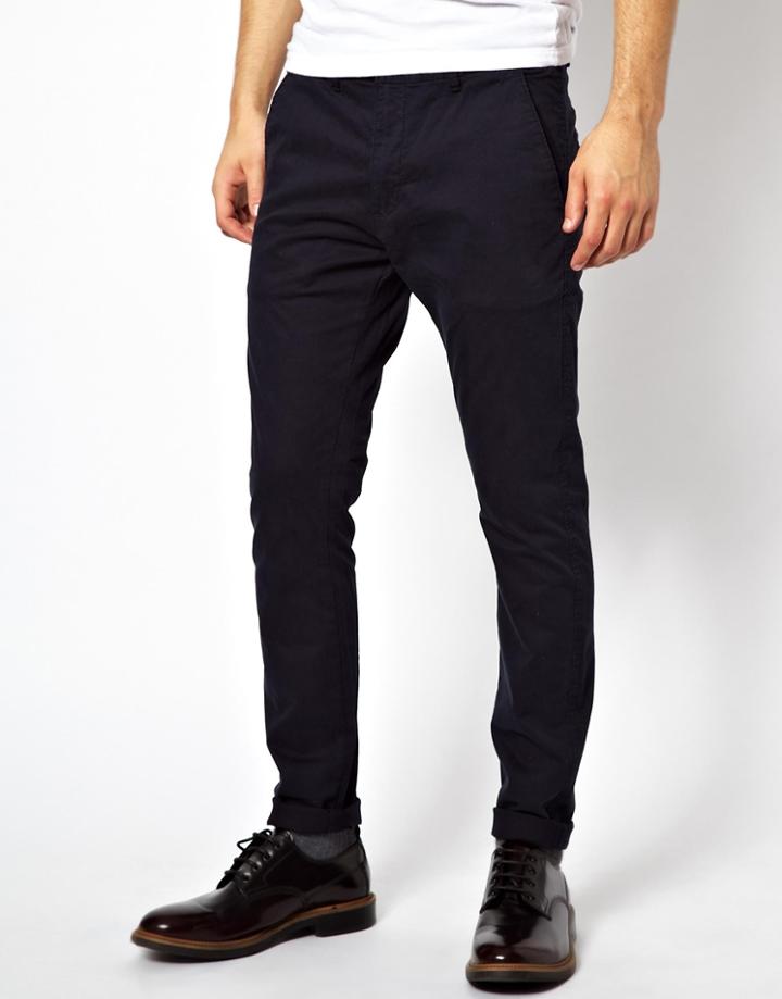 Dr Denim Chinos Heywood Skinny Fit - Deep Blue