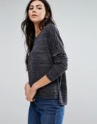Vero Moda Light Weight Long Sleeve Top - Gray