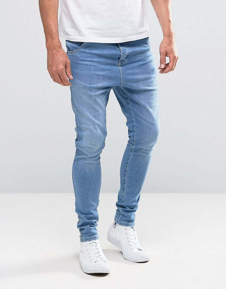 Illusive London Hareem Jeans - Blue