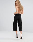 Oh My Love Backless Wide Leg Jumpsuit - Black