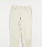 Simply Be Organic Cotton Blend Boyfriend Jeans In Ecru-white