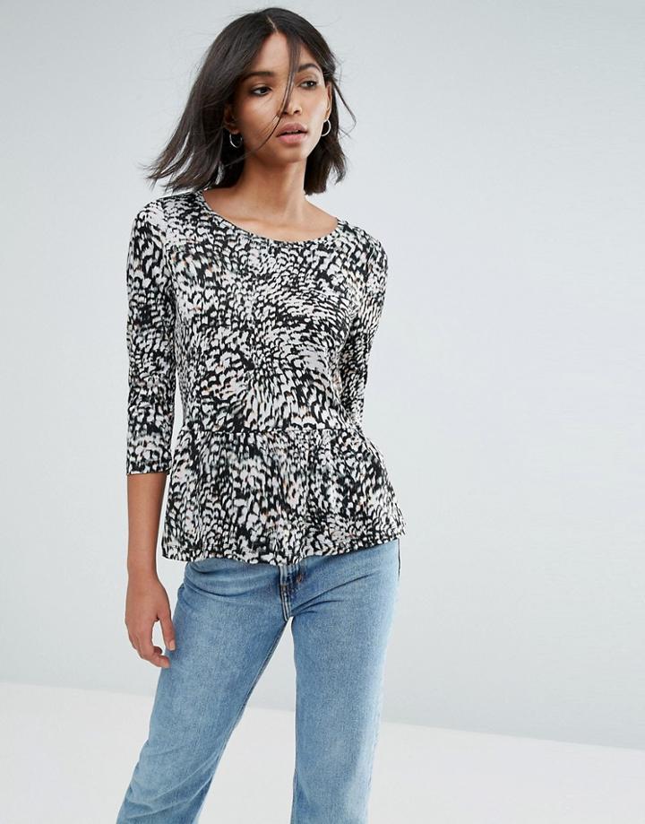 Vero Moda Top With Peplum - White