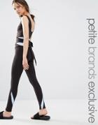 Quontum Petite Contrast Legging With Tie Waist