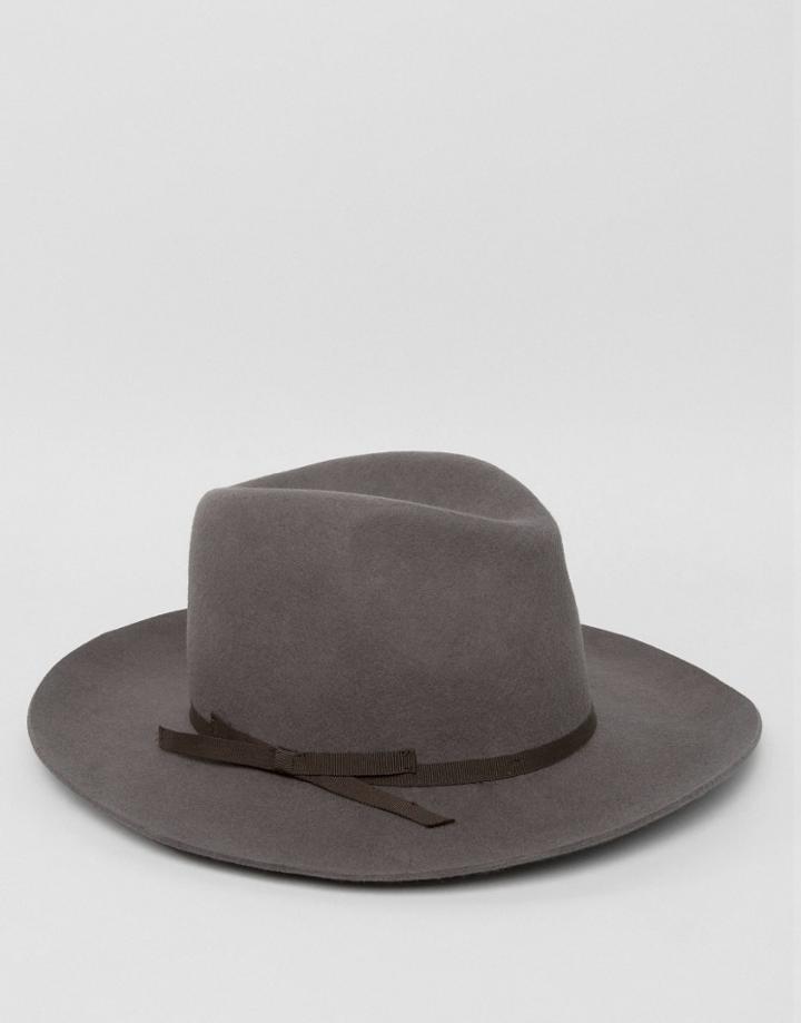 Brixton Fedora Hat York - Gray
