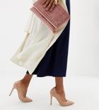 Miss Selfridge Patent Back Pumps In Beige