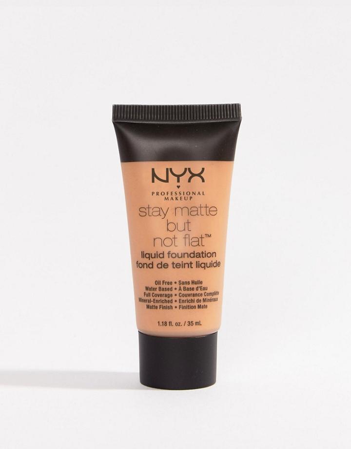 Nyx Professional Makeup Stay Matte But Not Flat Liquid Foundation - Cream