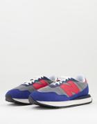 New Balance 237 Sneakers In Blue And Red