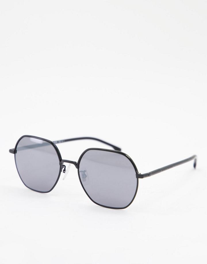 Hugo Boss 1107/f/s Round Lens Sunglasses-silver