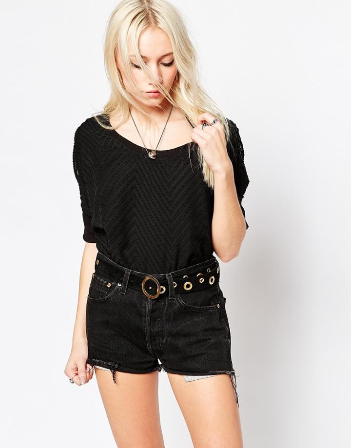 Religion Hazy Top - Jet Black