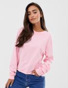 Pull & Bear Sweatshirt In Pink - Pink