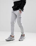 Boohooman Skinny Fit Cargo Joggers In Gray - Gray
