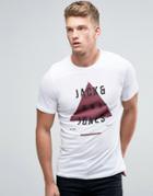 Jack & Jones Triangle Print T-shirt - White