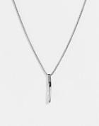 Svnx Layered Pendant Necklace In Silver