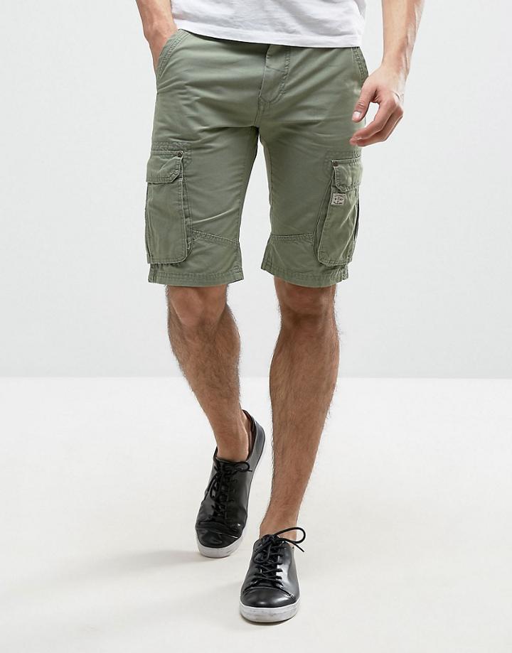 Blend Cargo Chino Short - Green