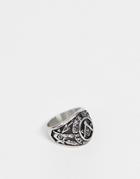 Seven London Detail Ring In Silver - Silver