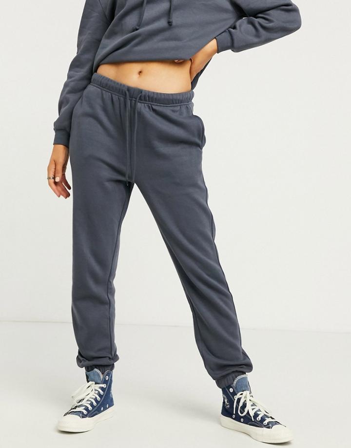 Pieces Sweatpants In Dark Blue-blues
