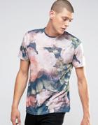 Illusive London T-shirt In Floral Print - Multi