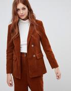 New Look Corduroy Blazer Co-ord - Orange