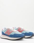 New Balance 237 Sneakers In Teal And Terracotta-green