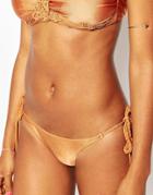South Beach Macrame Bikini Bottoms - Bronze