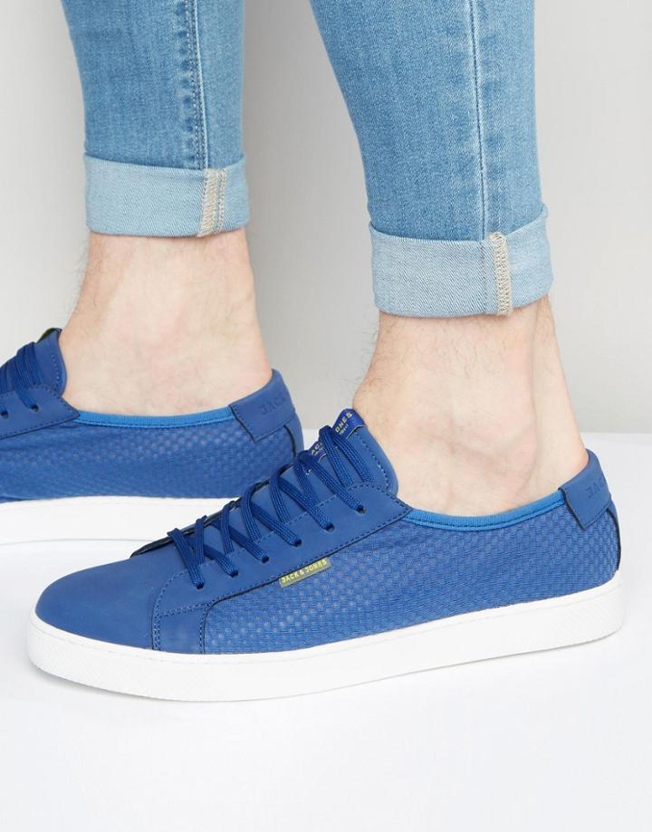Jack & Jones Sable Mesh Trainers - Blue