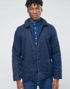 Bethnals Tommy Fleece Lined Jacket - Navy