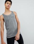 Only & Sons Pocket Tank - Gray