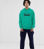Collusion Oversized Hoodie With Print-green