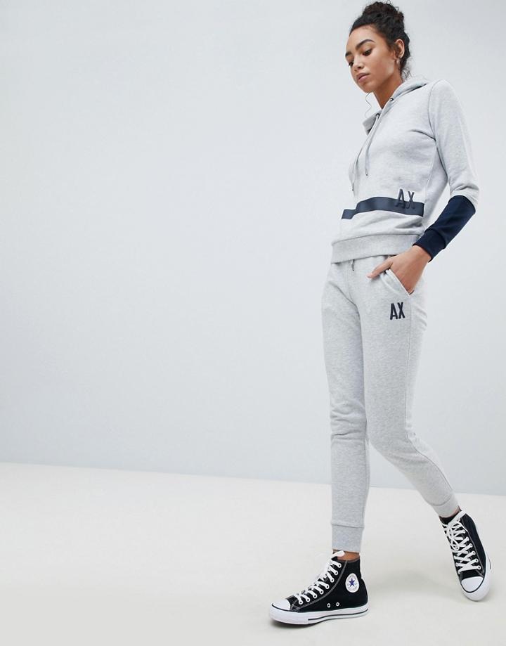 Armani Exchange Ax Cuffed Jogger - Gray