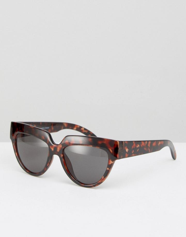 Cheap Monday Laylow Cat Eye Sunglasses - Brown